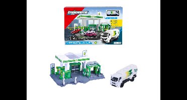 Majorette Tankstation met tankwagen