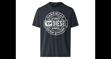 DIESEL Heren T-shirt (Marineblauw, XL)