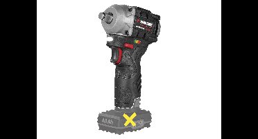 PARKSIDE PERFORMANCE Accu-slagmoersleutel 1/2" 12 V zonder accu en lader