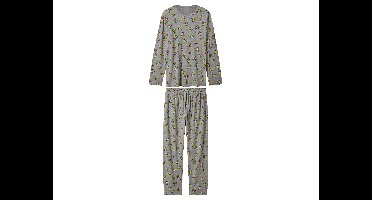 Heren kerstpyjama The Grinch (Grijs, L)