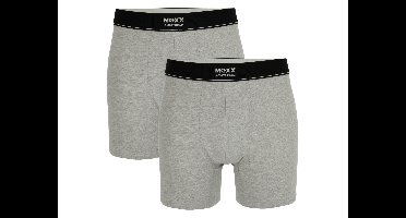 MEXX Set van 2 heren boxers (Grijs, M)
