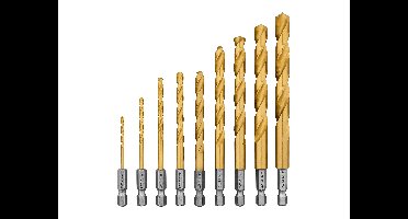 PARKSIDE Hoekbithouder of borenset (Slagborenset 9-delig)