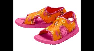 Meisjes badsandalen (Oranje/donkerroze, 26)