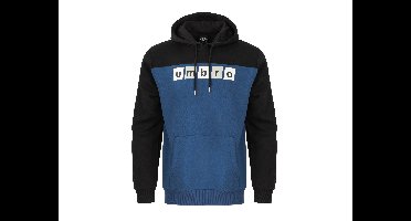 UMBRO Heren hoodie (Grijs/Donkerblauw, XL)