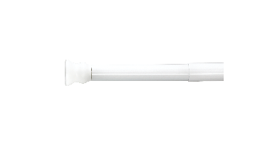 Ridder Telescopische stang voor douchegordijn 70-115 cm (Wit)