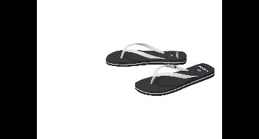 Dames teenslippers (Zwart/wit, 38/39)