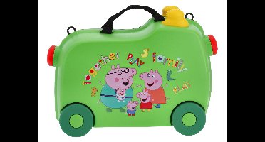 Kinder koffer Peppa Pig (Groen)