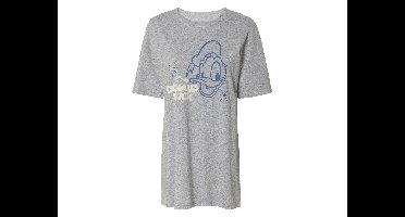 Dames bigshirt (Grijs, XS (32/34))