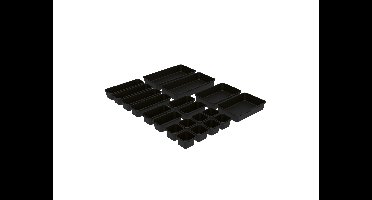 PARKSIDE Sorteerbakjes (Zwart)