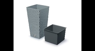 Prosperplast Bloempot Furu Square (Beton, 395x395x755)