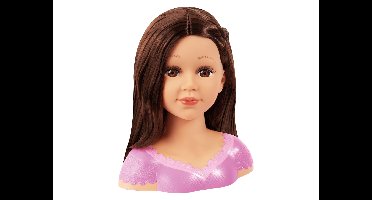 Bayer Design Make-up- en haarstyling-hoofd (Bruin)