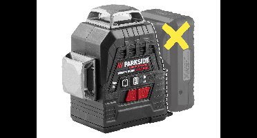 PARKSIDE PERFORMANCE Accu-kruislijnlaser 20 V zonder accu en lader