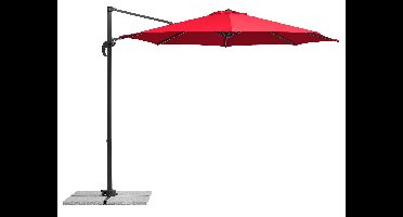 Schneider Zweefparasol Rhodos Junior 300 cm (Rood)