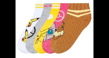 5 paar kinder sokken (Pokémon, 39/42)