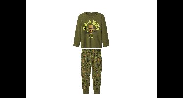 Kinder pyjama (Groen, 98/104)