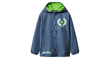 Minecraft kinder jas (Blauw, 110/116)