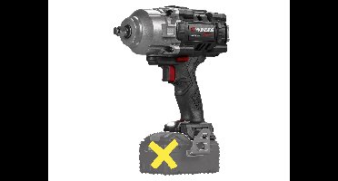 PARKSIDE PERFORMANCE Accu-slagmoersleutel 1/2" 20 V zonder accu en lader