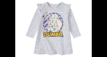 Baby meisjessweatjurk met hoog bio-katoengehalte (Grijs, 86/92)