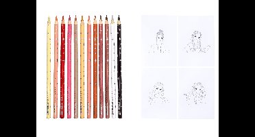 Kleurpotloden (Kleurpotloden Huid- en haartinten)