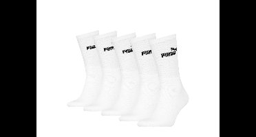 Puma 5 Paar sportsokken (Wit, 39-42)