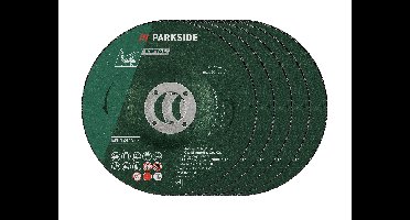 PARKSIDE Haakse slijper accessoires (Slijpschijven 5-delig)