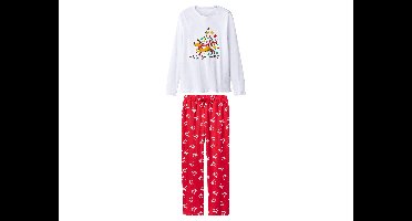 Dames kerstpyjama The Grinch (Wit/rood, M (40/42))