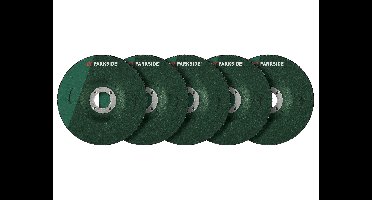 PARKSIDE Haakse slijper accessoires (Slijpschijven 5-delig)