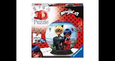Ravensburger 3D puzzelbal (Miraculous)