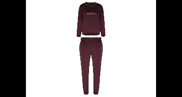 MEXX Dames fleece pyjama (Rood, L)
