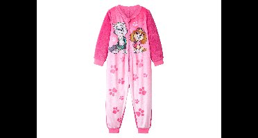 Pluche kinder onesie (Roze, 98/104)