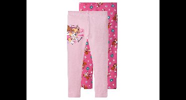 Set van 2 kinder thermoleggings (Roze, 98/104)