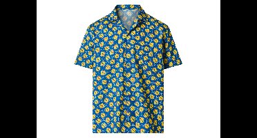 Lidl heren overhemd (Marineblauw, L)