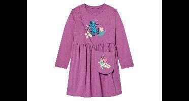 Kinder jurk met tasje (Lila, 98/104)