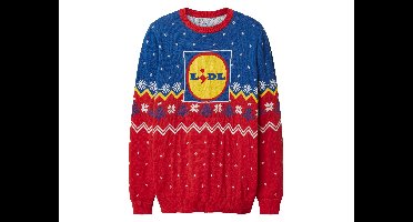 Heren kersttrui (Lidl-logo, L)