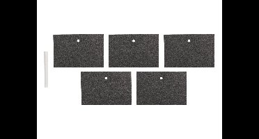 PARKSIDE Plantenstekers met krijt (5-delige set/vierkant)