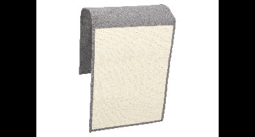 zoofari Krabplank kat (krasbestendige rugleuning van de bank)