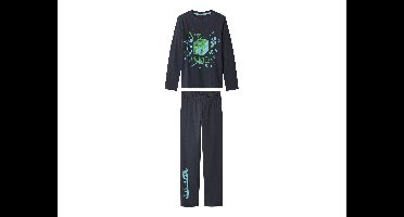 Kinder pyjama (Marineblauw, 122/128)