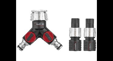 PARKSIDE PERFORMANCE Kraanaansluiting (2-wegventiel 2 slangaansluitingen)