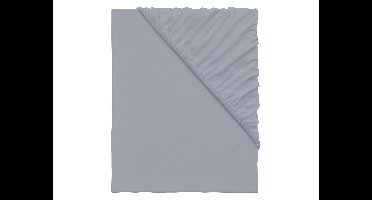Emma Jersey hoeslaken 90-100 x 200 cm (Grijs)
