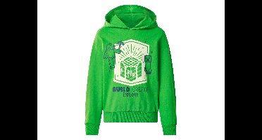 Kinder hoodie (Minecraft groen, 134/140)