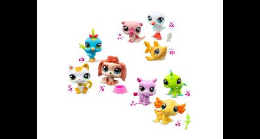 Bandai Littlest Pet Shop Pet Trio Collecter Tube