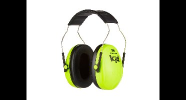 3M Peltor Kid gehoorbescherming voor kinderen (Neongroen)