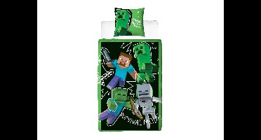 Dekbedovertrek 140 x 200 cm (Minecraft)