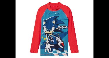 Kinder UV-zwemshirt (sonisch rood, 98/104)