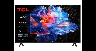 TCL 43 inch 4K UHD Google Smart TV - 43P61K