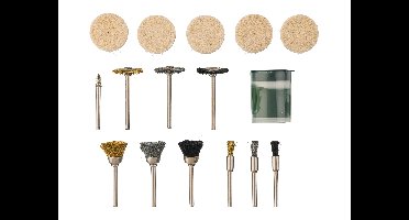 PARKSIDE Mini-tool accessoires (Draadborstel- en polijstset)