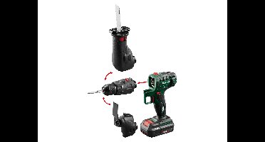 PARKSIDE 3-in-1 accu-combitool 20 V met accu en lader - schroefboormachine - multitool - reciprozaag