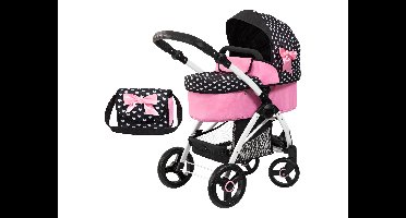 Bayer Design Poppenwagen City Max met tas (Zwart)