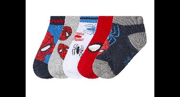 5 Paar kinder sokken (Spiderman, 23-26)