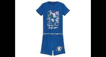 Korte kinder pyjama Peppa Pig (Blauw, 98/104)